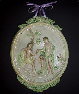 Lot 486 - Soft Paste Porcelain Plaque