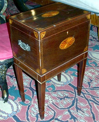 Lot 510 - Hepplewhite Inlaid Document Box on Stand