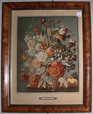 Lot 71 - After Joseph Nigg [VASE OF FLOWERS] Color...