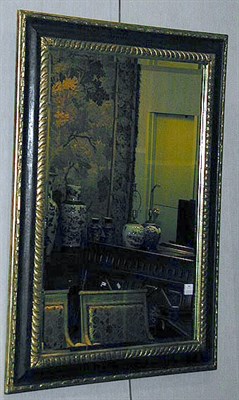 Lot 202 - Neoclassical Style Painted and Parcel Gilt Mirror