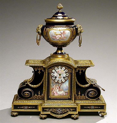 Lot 118 - Napoleon III Bronze Mounted Sevres Style...