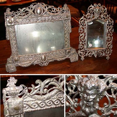 Lot 419 - Two Neoclassical Style Silver Plated Dressing...