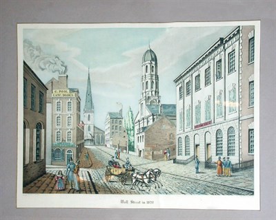 Lot 95 - Sidney F. Lucas WALL STREET IN 1829 and NEW...