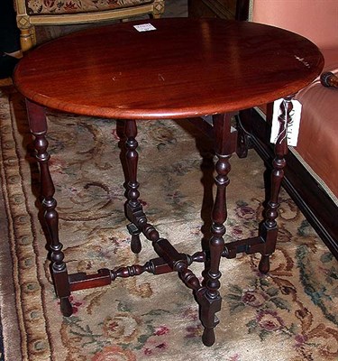Lot 145 - Georgian Style Mahogany Gate-Leg Low Table