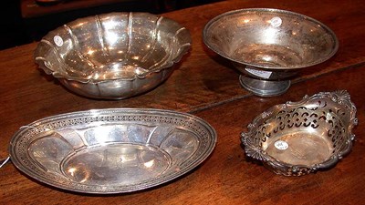 Lot 408 - Group of Four Sterling Silver Articles...