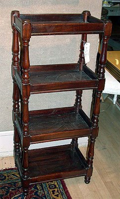 Lot 450 - Georgian Style Mahogany Four-Tier Etagere
