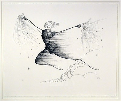 Lot 201 - Al Hirschfeld PETER PAN Lithograph, 1998,...
