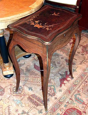 Lot 441 - Louis XV Style Marquetry Inlaid Rosewood...