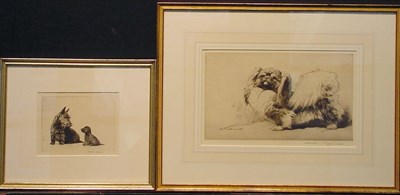 Lot 220 - Morgan Dennis [SCOTTIE AND PUP] Etching,...