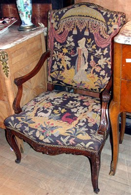 Lot 254 - Louis XV Style Needlepoint Upholstered...