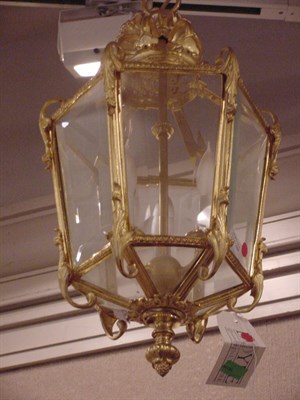Lot 435 - Louis XV Style Gilt-Bronze Lantern