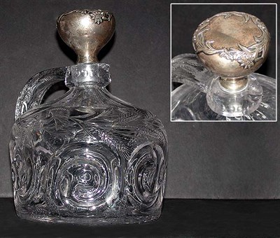 Lot 449 - American Brilliant Period Cut Glass Decanter...