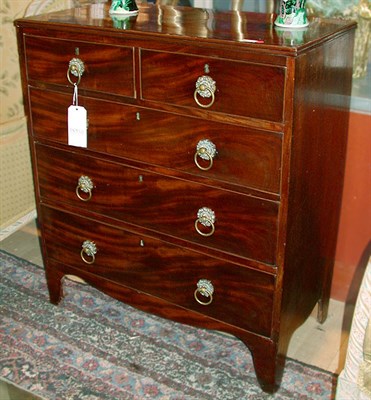 Lot 635 - George III Mahogany Chest of Drawers