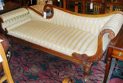 Lot 583 - William IV Mahogany Recamier Second quarter of...