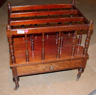 Lot 624 - George III Style Mahogany Canterbury