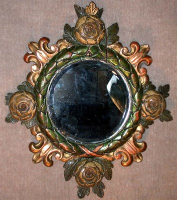 Lot 166 - Pair of Rococo Style Polychrome Gilt-Wood...