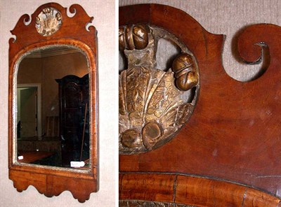 Lot 259 - George II Parcel Gilt and Walnut Mirror 18th...