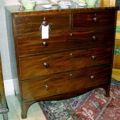 Lot 230 - George III Mahogany Chest of Drawers