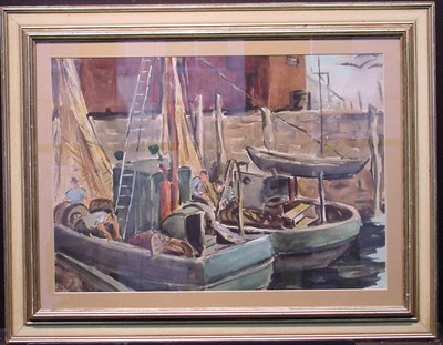 Lot 83 - Manner of John Whorf ROCKPORT, MASSACHUSETTS,...
