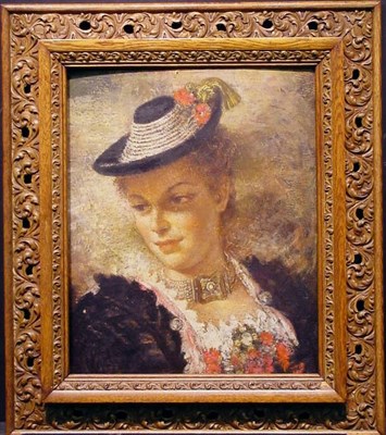 Lot 57A - Gisbert Palmie German, 1897-1986 WOMAN IN...