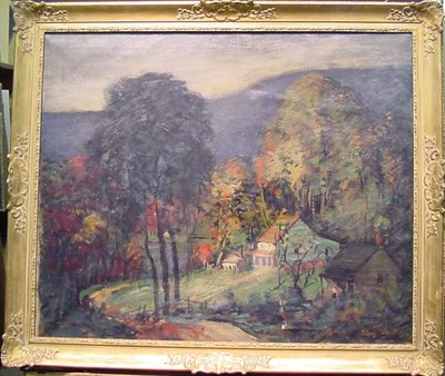 Lot 124 - Arthur Clifton Goodwin 1864-1929 HOUSES TUCKED...