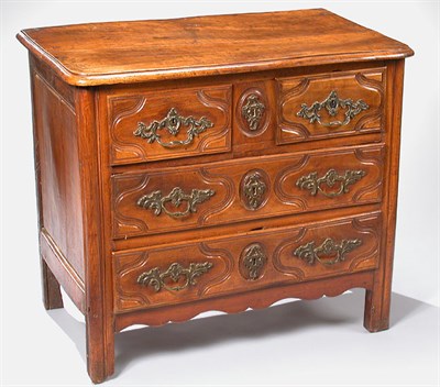 Lot 152 - Provincial Louis XV Walnut Commode 18th...