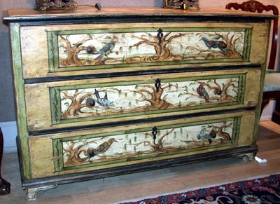 Lot 535 - Continental Painted Commode