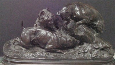 Lot 14 - Pierre Jules Mene French, 1810-1879 TERRIERS...