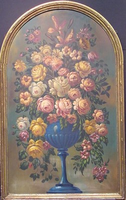 Lot 8 - Continental School 20th Century FLORAL STILL...