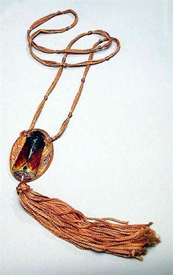 Lot 371 - Argy-Rousseau Pate de Verre Scarab Pendant Of...