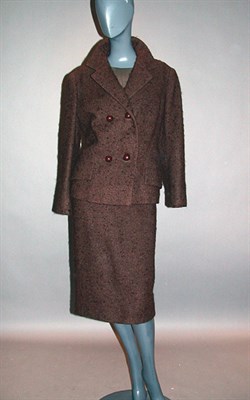 Lot 541 - Balmain Brown Mohair Suit French, mid 1960s...