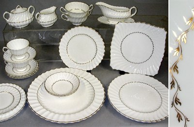 Lot 383 - Royal Doulton Gilt Decorated Porcelain Dinner...