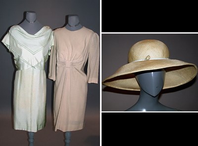 Lot 544 - Two Balmain Spring Cocktail Dresses Euratom...