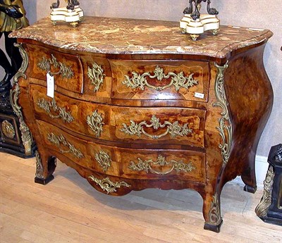 Lot 246 - Louis XV Style Bronze Mounted Marble Top...