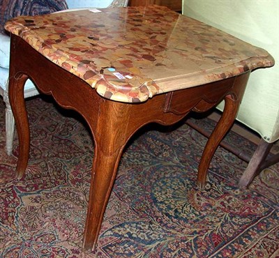 Lot 134 - Provincial Louis XV Oak Side Table The later...