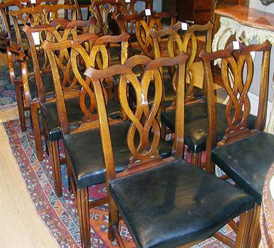 Lot 337 - Assembled Set of Ten George III Mahogany...