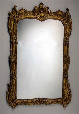 Lot 209 - Louis XV Gilt-Wood Mirror Mid 18th century The...
