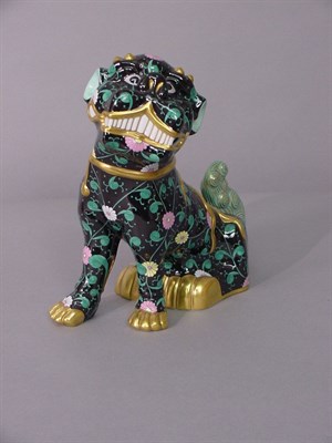 Lot 29 - Herend Porcelain Figure Of a stylized fu dog.