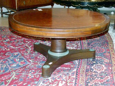 Lot 113 - Empire Style Mahogany Low Table