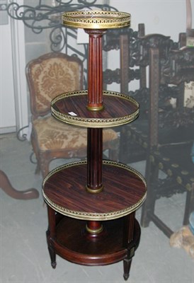 Lot 374 - Louis XVI Style Faux Rosewood Four-Tier Etagere