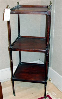 Lot 468 - Georgian Style Mahogany Three-Tier Etagere