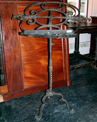 Lot 232 - Continental Baroque Style Wrought Iron Music...