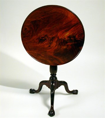 Lot 187 - The Floyd Family Chippendale Mahogany Tripod...