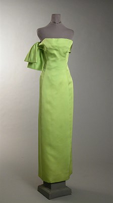 Lot 620 - Givenchy Spring Green Silk Evening Gown French,...
