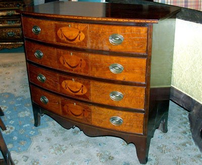 Lot 553 - Georgian Style Marquetry Inlaid Burl-Wood and...
