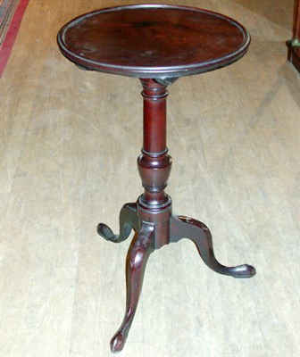 Lot 523 - Georgian Mahogany Tilt-Top Occasional Table