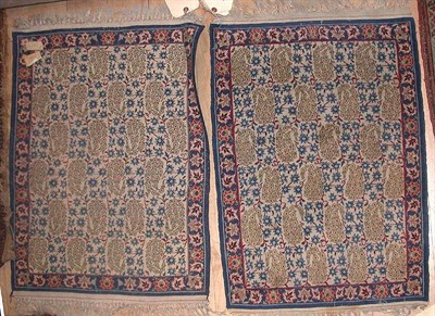 Lot 736 - Pair of Isfahan Rugs Central Iran,...