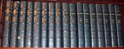 Lot 331 - [BINDINGS] BYRON, GEORGE LORD Works 17 vols....