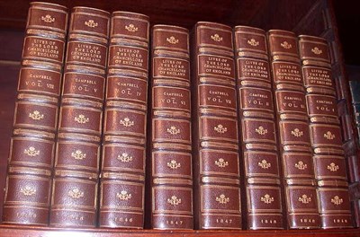 Lot 332 - [BINDINGS] CAMPBELL, JOHN Lives of the Lord...