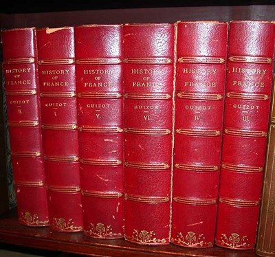 Lot 338 - [BINDINGS] GUIZOT, FRANCOIS History of France...